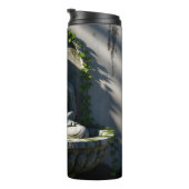 Serene Tranquil Buddha Fountain Thermosbecher (Nach rechts gedreht)