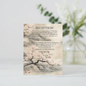 Serene Tranquility Ikebana japanisches Thema Ankündigungspostkarte (Stehend Vorderseite)