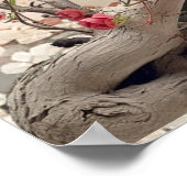 Serene Tranquility Ikebana japanisches Thema Poster (Ecke)