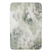 Serene Tranquility japanisches Thema Badematte (Vorderseite Vertikal)