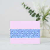 Serene Triangle Knot Band Postkarte (Stehend Vorderseite)