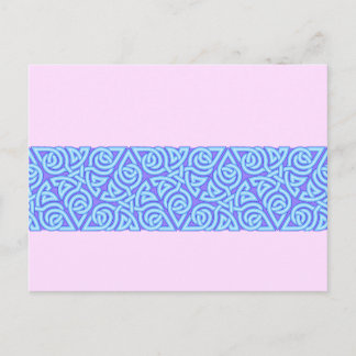 Serene Triangle Knot Band Postkarte