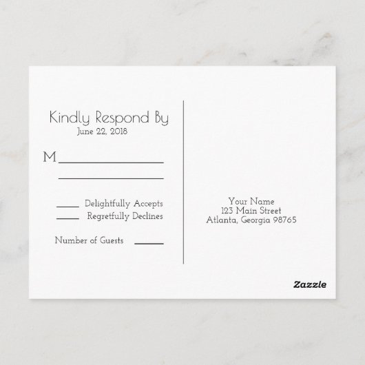 Serene UAWG Postcard Postkarte (Rückseite)