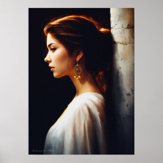 Serene und Atemberaubend: Eine Lady-Blick nach lin Poster