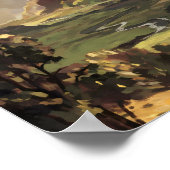 Serene Valley Landschaft Poster (Ecke)