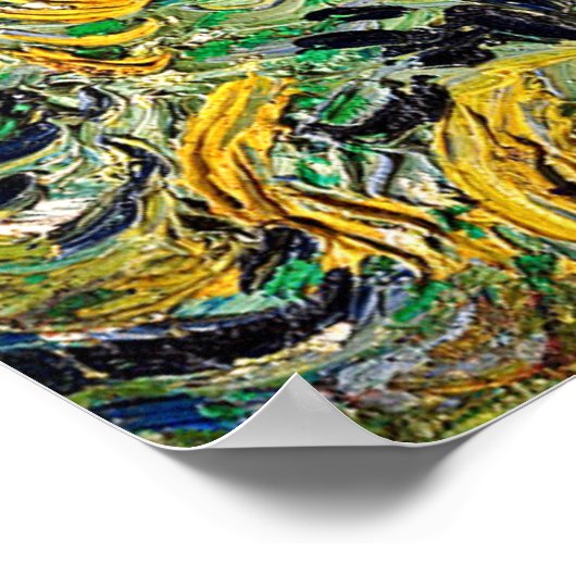 Serene Van Gogh Cypress Poster - Eine zeitlose Flu (Ecke)