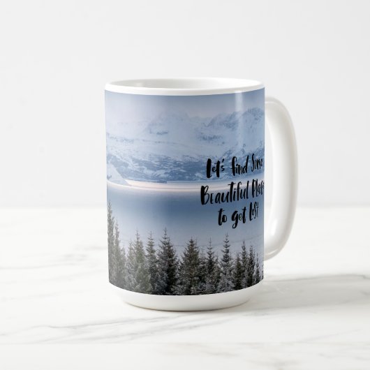 Serene Wanderlust Kaffeetasse (VorderseiteRechts)