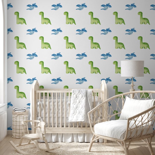 Serene Water Dinosaur Tapete (Kinder)