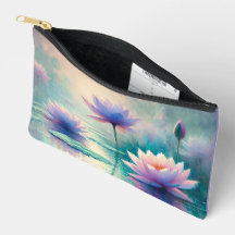 Serene Water Lilies Cut Sew Bag