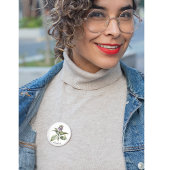 Serene Watercolor Comfrey, kundenspezifisch Button