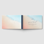 Serene Watercolor Gradient Guestbook Gästebuch (Voll)