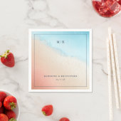 Serene Watercolor Gradient Serviette (Beispiel)