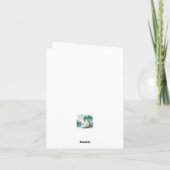 Serene Watercolor Landscape Blank (Rückseite)