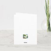 Serene Watercolor Landscape Blank (Rückseite)