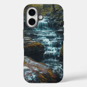 Serene Waterfall Phone Case - Nature Inspiriert (Rückseite)