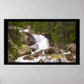 Serene Waterfall Poster - Hohe Tatra Slowakei (Vorne)