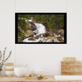Serene Waterfall Poster - Hohe Tatra Slowakei (Küche)