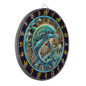 Serene Waters Dolphin Dartboard Delight Dartscheibe (Vorderseite Links)