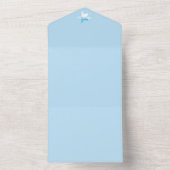 Serene Waters - Spielerisches Muster des Swan Lake All In One Einladung (Innen)