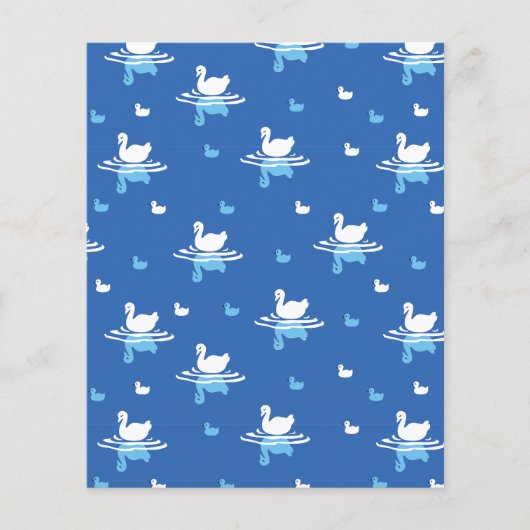 Serene Waters - Spielerisches Muster des Swan Lake Flyer (Vorne)