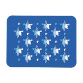 Serene Waters - Spielerisches Muster des Swan Lake Magnet (Horizontal)