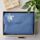 Serene Waters - Spielerisches Muster des Swan Lake Seidenpapier (Geschenk)