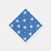 Serene Waters - Spielerisches Muster des Swan Lake Serviette (Ecke)