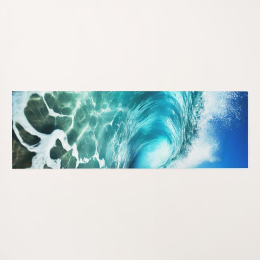 Serene Wave Yoga Mat Yogamatte (Rückseite (Horizontal))
