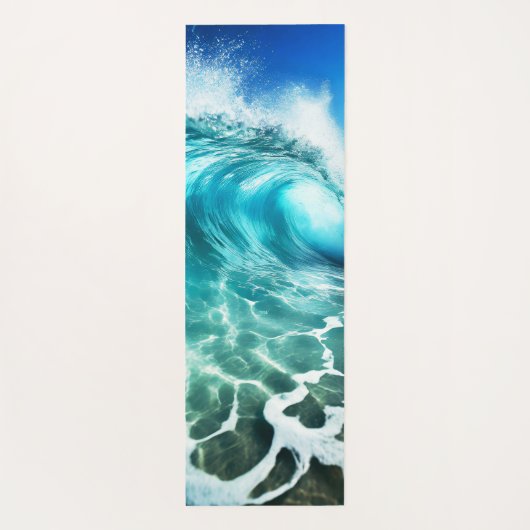 Serene Wave Yoga Mat Yogamatte (Rückseite)
