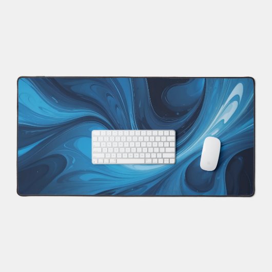 Serene Wave's BlueNovo Desk Mat Schreibtischunterlage (Tastatur & Maus)