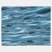 Serene Waves Fleecedecke (Vorderseite (Horizontal))