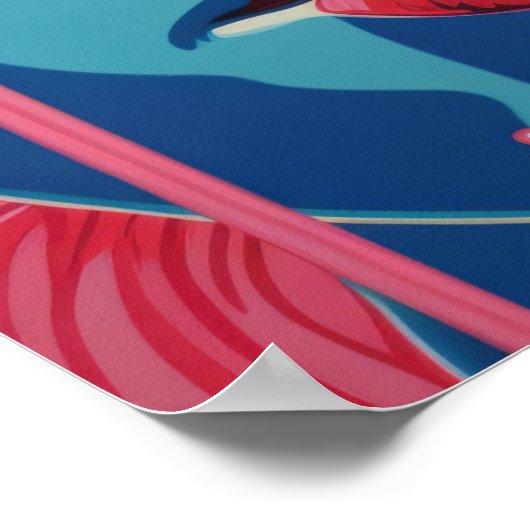 Serene Whispers: Die Dualität der Farbe Poster (Ecke)