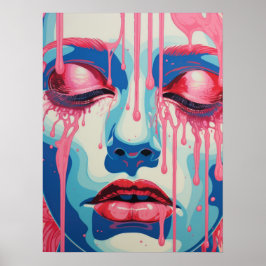 Serene Whispers: Die Dualität der Farbe Poster