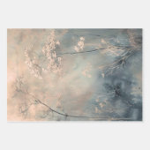 Serene Whispers Ethereal Bird Portrait Botanical Geschenkpapier Set (Vorderseite 2)