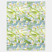 Serene Wildblume   Fleecedecke (Vorderseite)