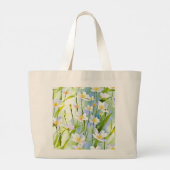 Serene Wildblume   Jumbo Stoffbeutel (Rückseite)