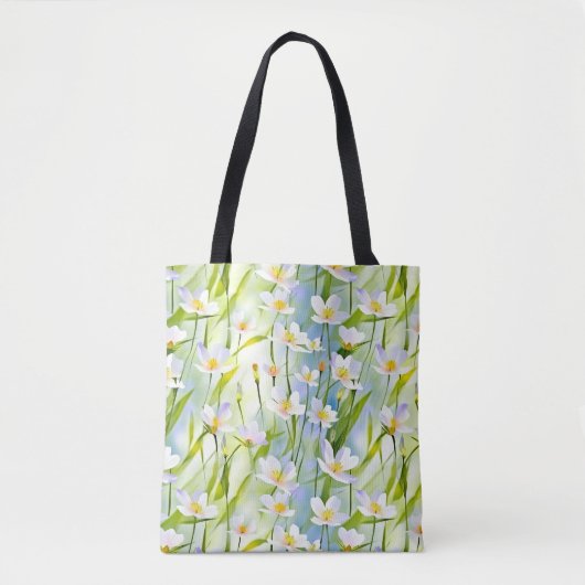 Serene Wildblume   Tasche (Vorderseite)