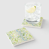 Serene Wildflower   Steinuntersetzer (Seitenansicht)