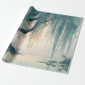 Serene Willow Tree Reflection Nature Art (3) Geschenkpapier (Ungerollt)