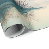 Serene Willow Tree Reflection Nature Art (3) Geschenkpapier (Rolleneckpunkt)