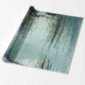 Serene Willow Tree Reflection Nature Art (4) Geschenkpapier (Ungerollt)