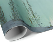 Serene Willow Tree Reflection Nature Art (4) Geschenkpapier (Rolleneckpunkt)