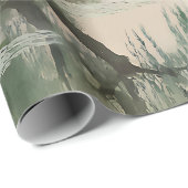 Serene Willow Tree Reflection Nature Art (7) Geschenkpapier (Rolleneckpunkt)