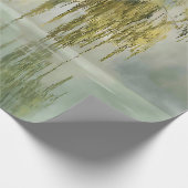 Serene Willow Tree Reflection Nature Art (8) Geschenkpapier (Ecke)