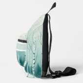 Serene Winter Birch Forest Crossbody Bag (Rechts)