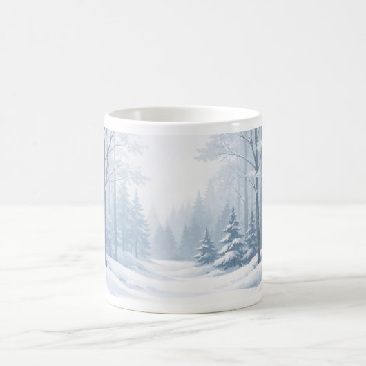 Serene Winter Forest Mug Kaffeetasse (Mittel)