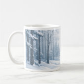 Serene Winter Forest Mug Kaffeetasse (Links)