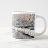 Serene Winter Kensington Gardens London Tasse (Rechts)