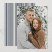 Serene Winter Photo Einladung (Vorne/Hinten)