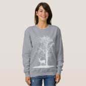 Serene Winter Silhouette Sweatshirt (Vorne ganz)